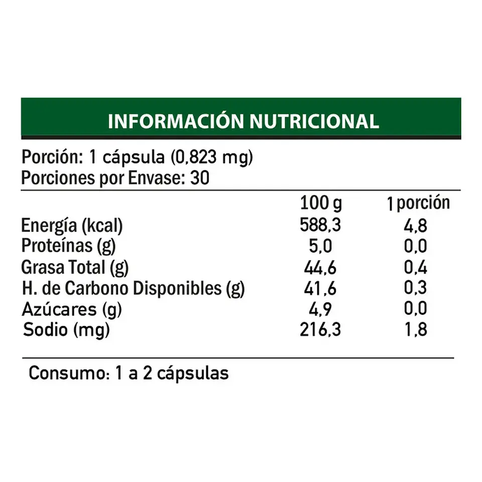 Extracto Ginseng Rojo Koreano 210 mg x 30 cápsulas blandas 2