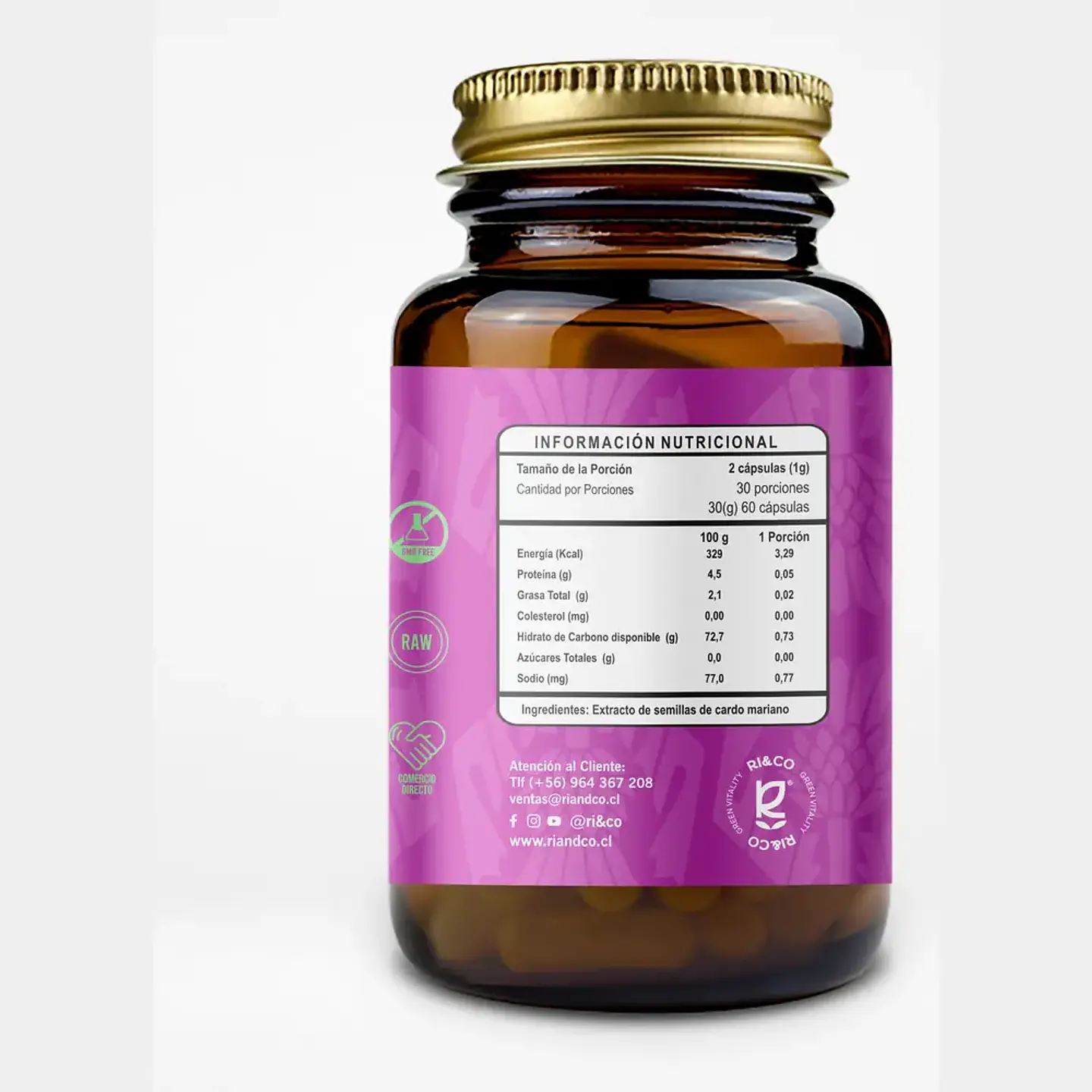 Silymarina  60 Cap. Ri&Co 2