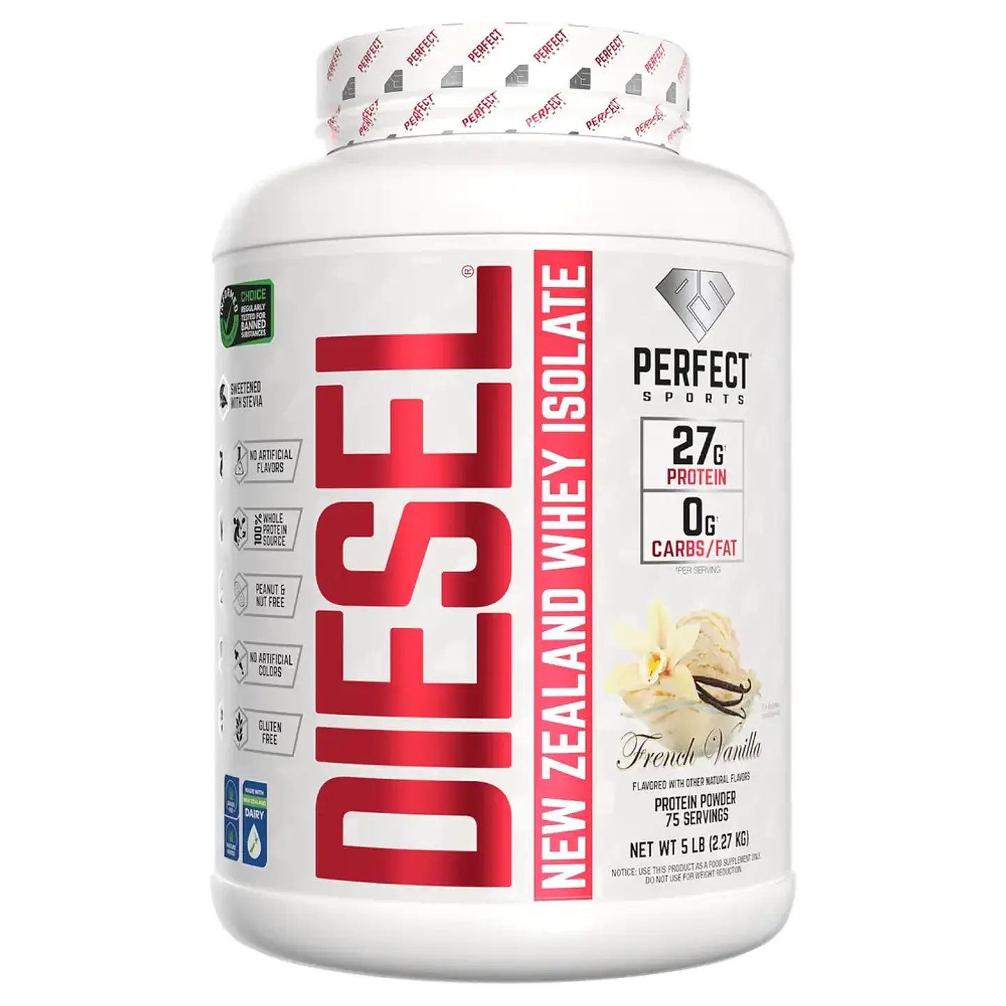 Perfect Sports Diesel New Zealand Whey Isolate 5LB 3