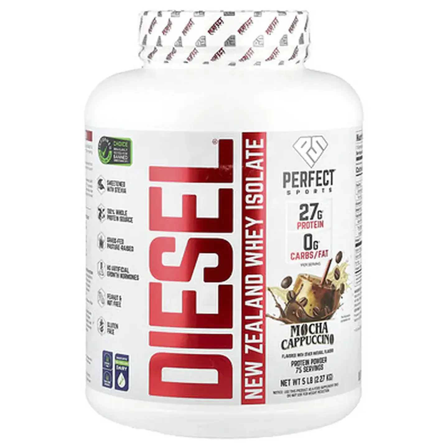 Perfect Sports Diesel New Zealand Whey Isolate 5LB 7