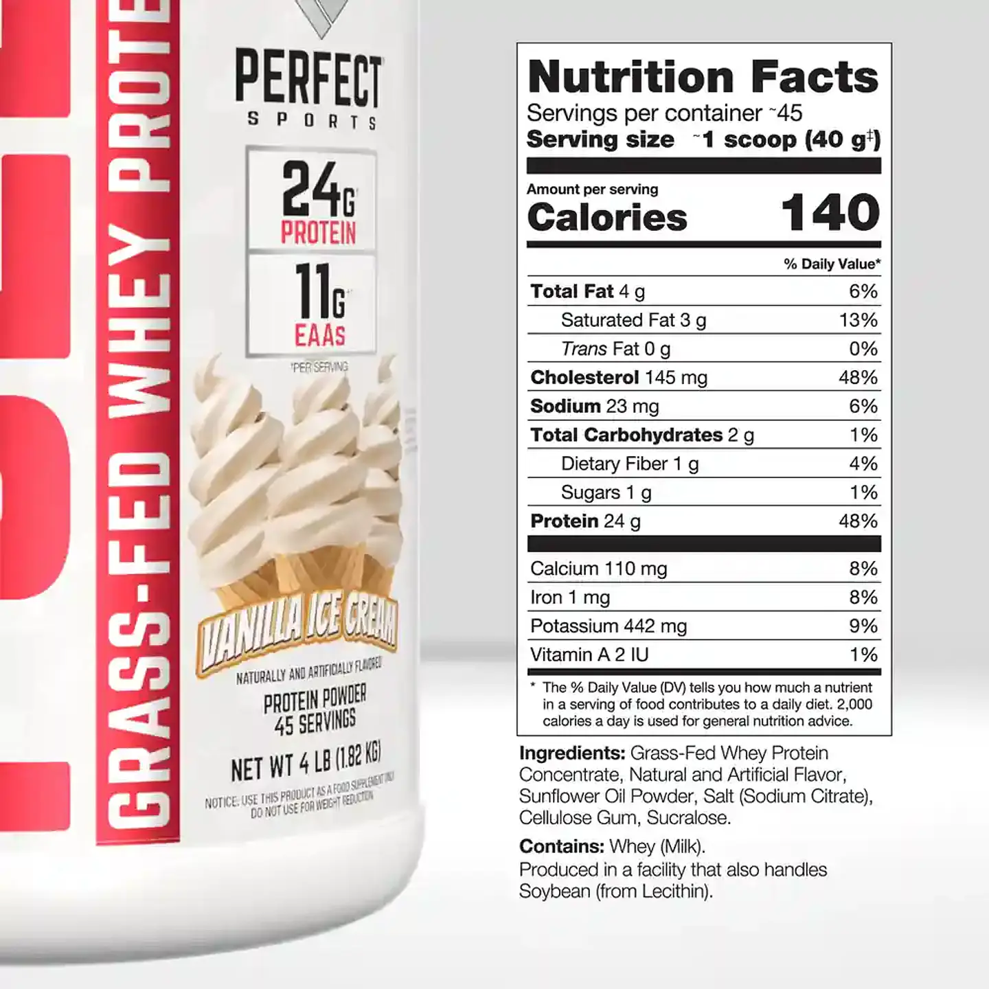 Ultra FUEL Grass-Fed Whey Protein 4LB  2