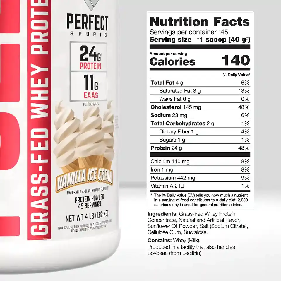 Ultra FUEL Grass-Fed Whey Protein 4LB  2