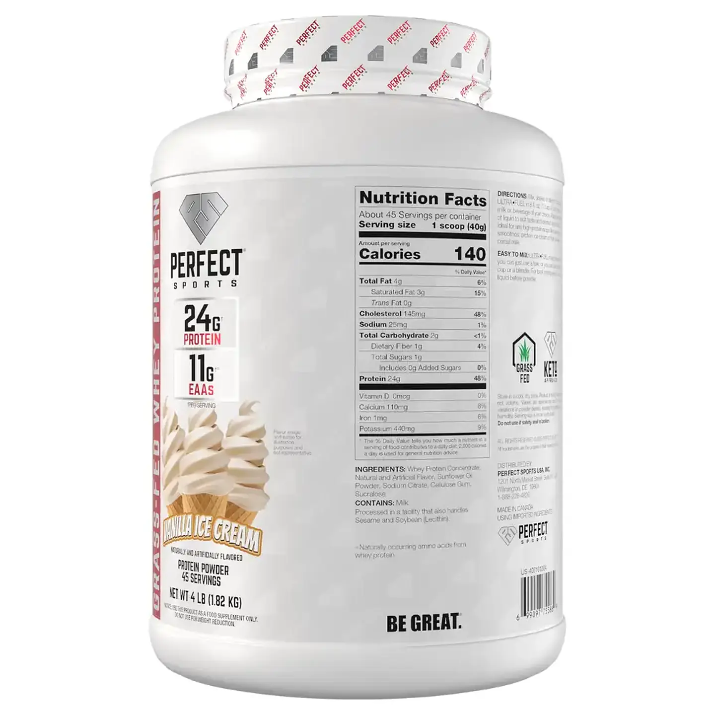 Ultra FUEL Grass-Fed Whey Protein 4LB  3