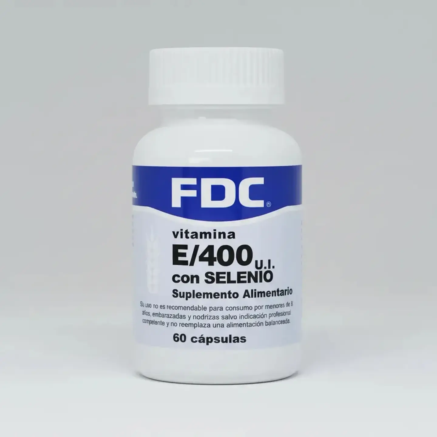 Vitamina E 400 U.I  con Selenio x 60cápsulas – FDC 1