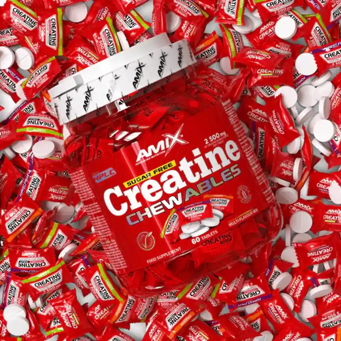 Creatina Monohidrato Masticable 60 tabl – Amix™ 5