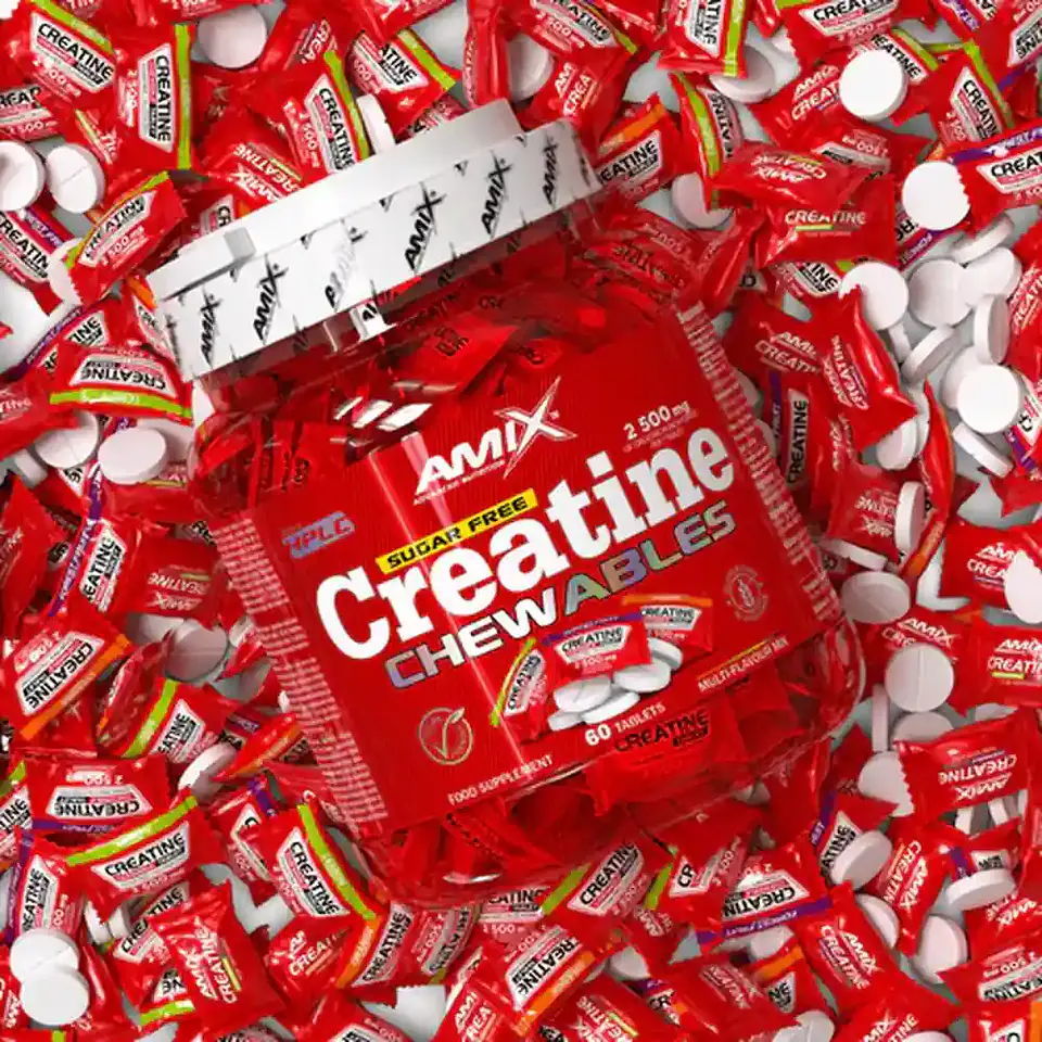 Creatina Monohidrato Masticable 60 tabl – Amix™ 5