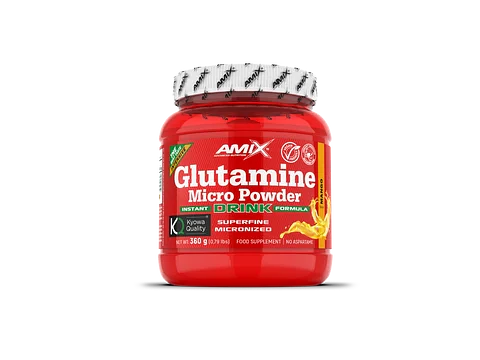 Glutamina Micronizada Powder Drink 360 g con sabor – Amix™