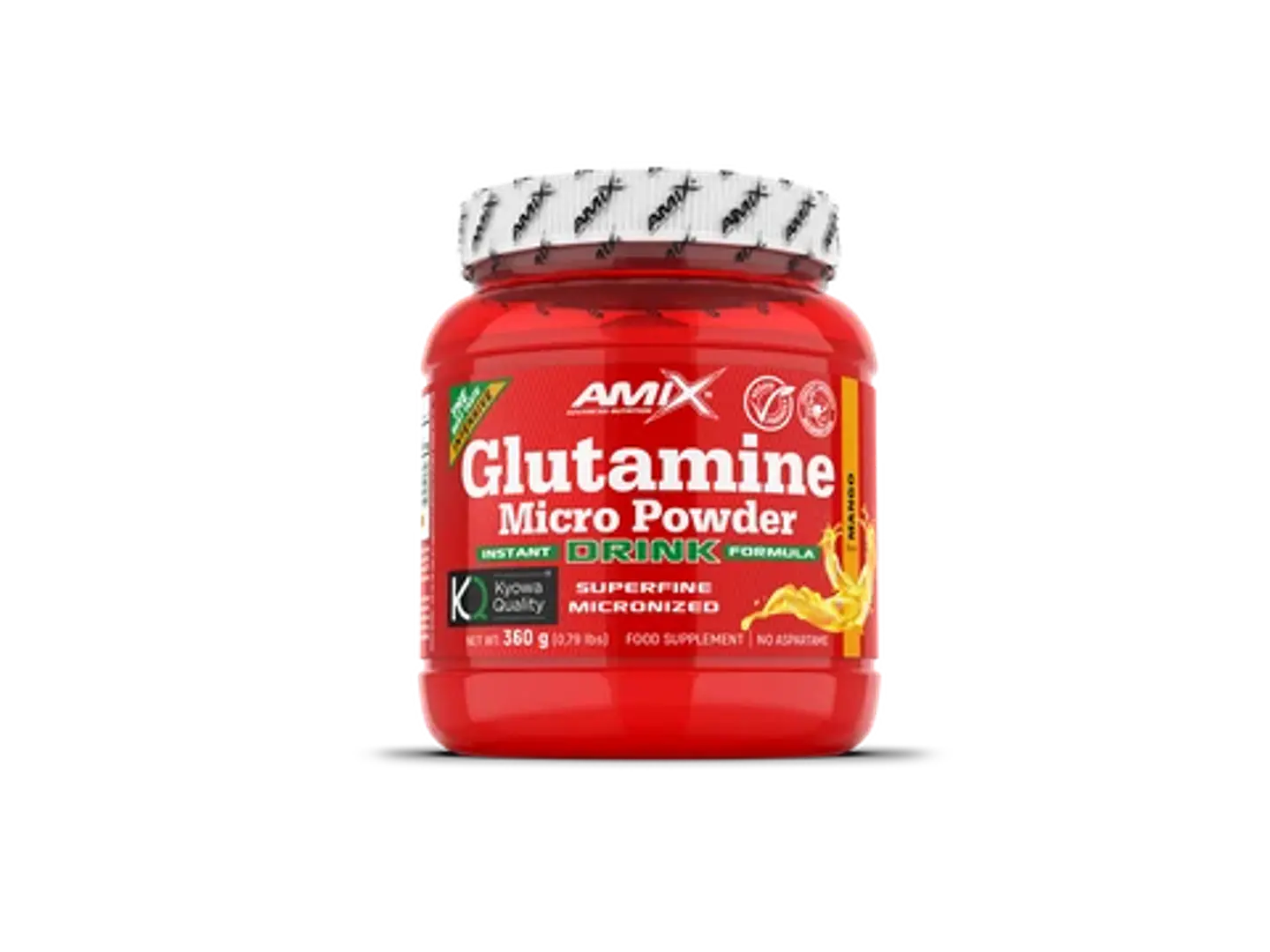Glutamina Micronizada Powder Drink 360 g con sabor – Amix™ 1