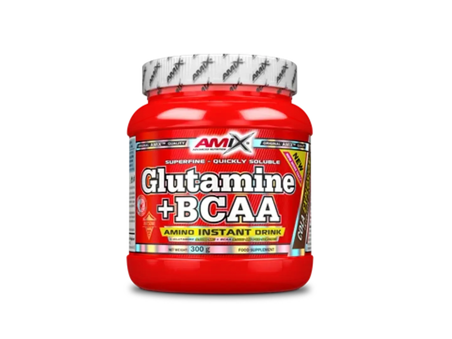 Aminoácidos Glutamina + BCAA 300 g 3