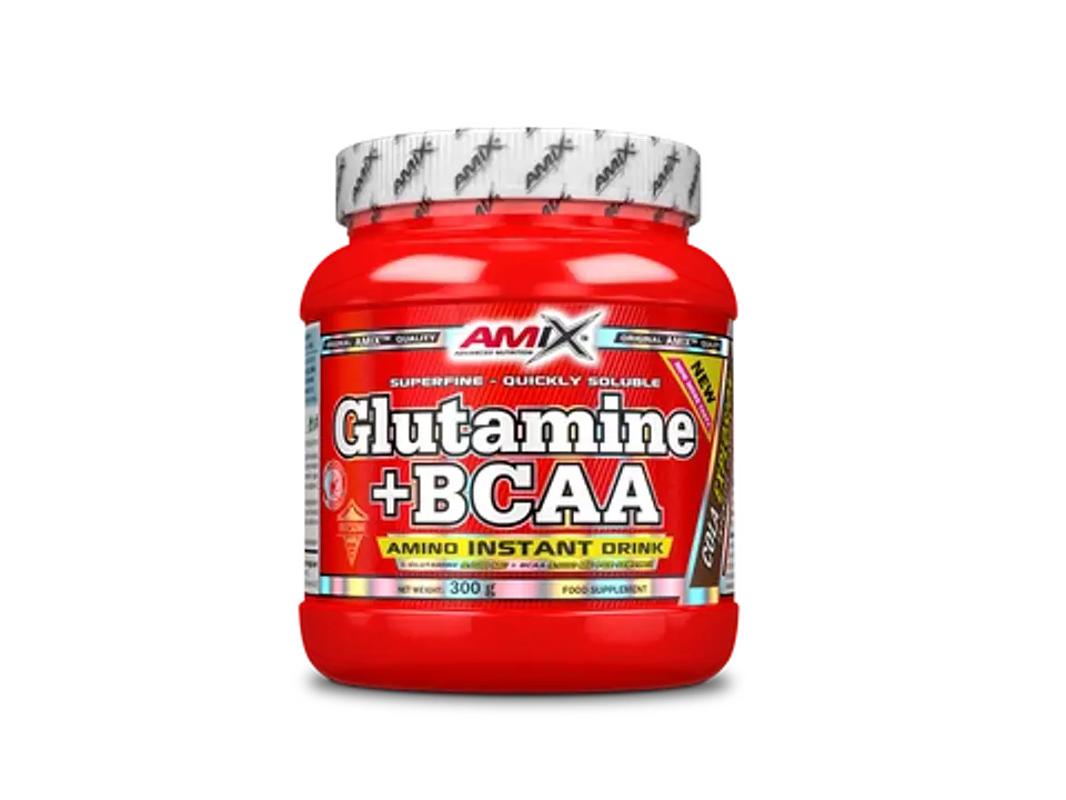 Aminoácidos Glutamina + BCAA 300 g 3