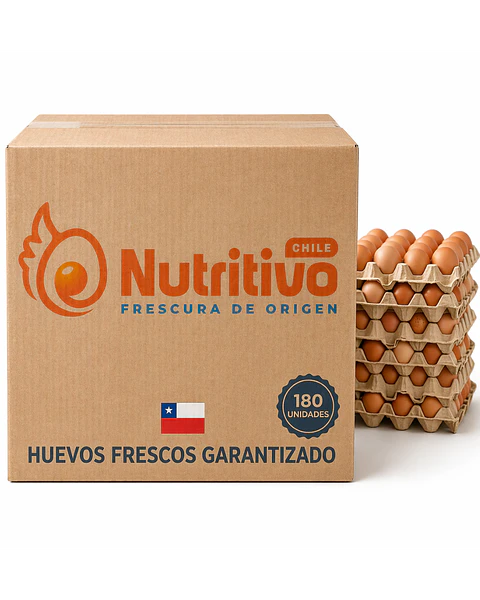 Huevos Tradicionales Color Extra Grandes Caja de 180 Unidades