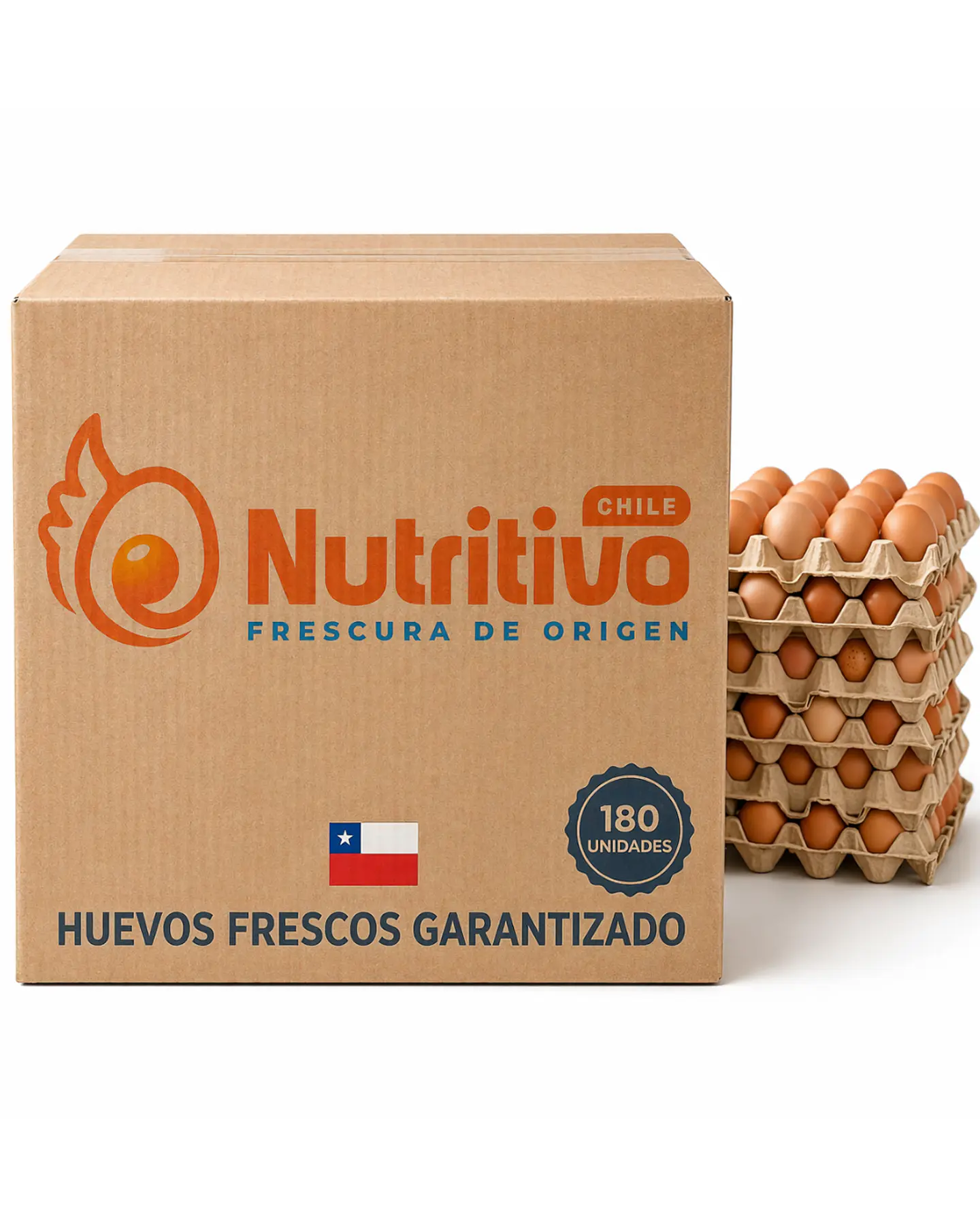 Huevos Tradicionales Color Extra Grandes Caja de 180 Unidades 1