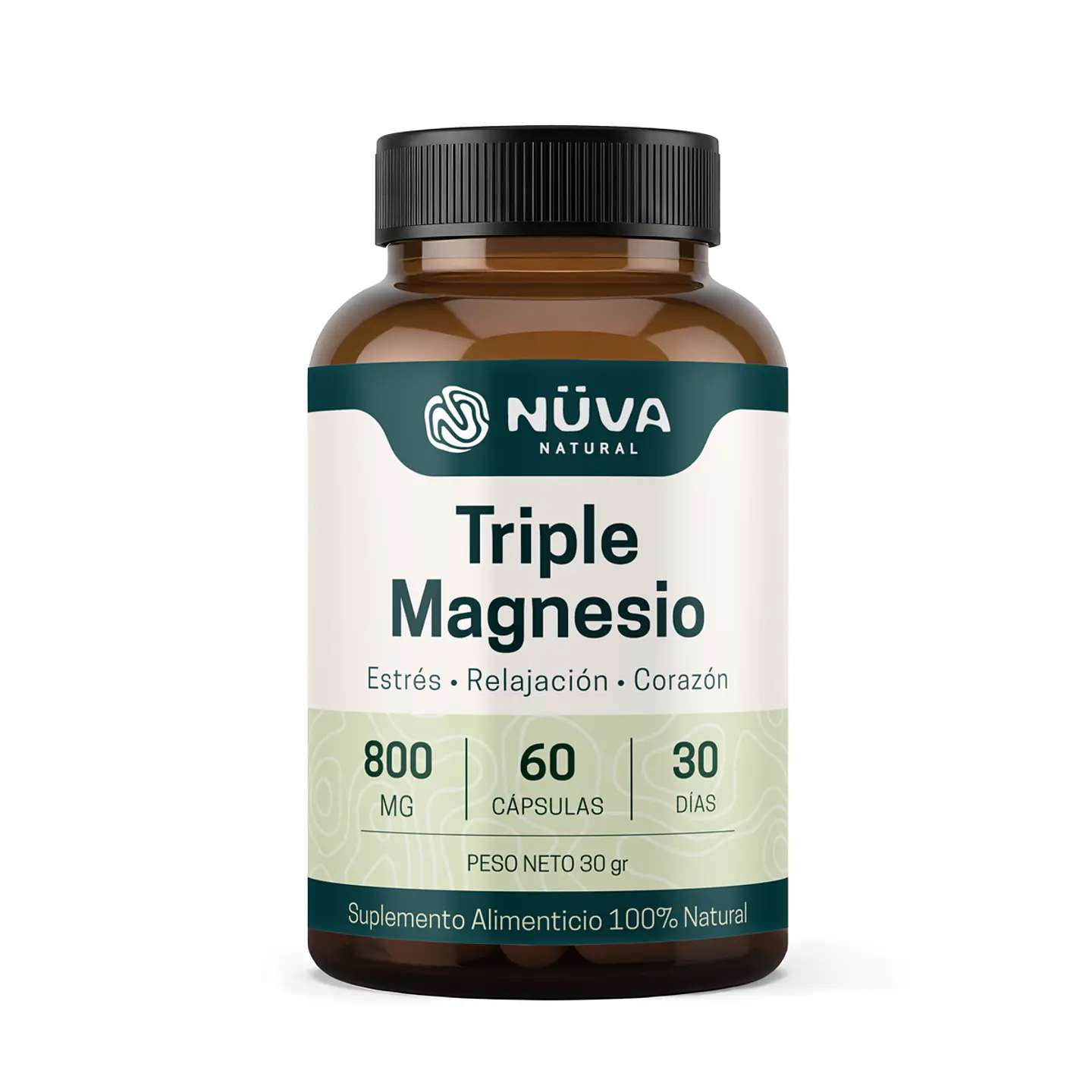 Triple Magnesio 800mg 60 Capsulas 1
