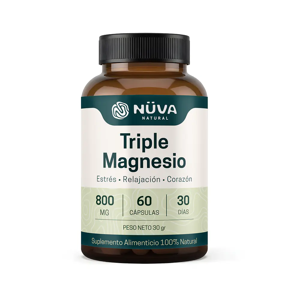 Triple Magnesio 800mg 60 Capsulas 1