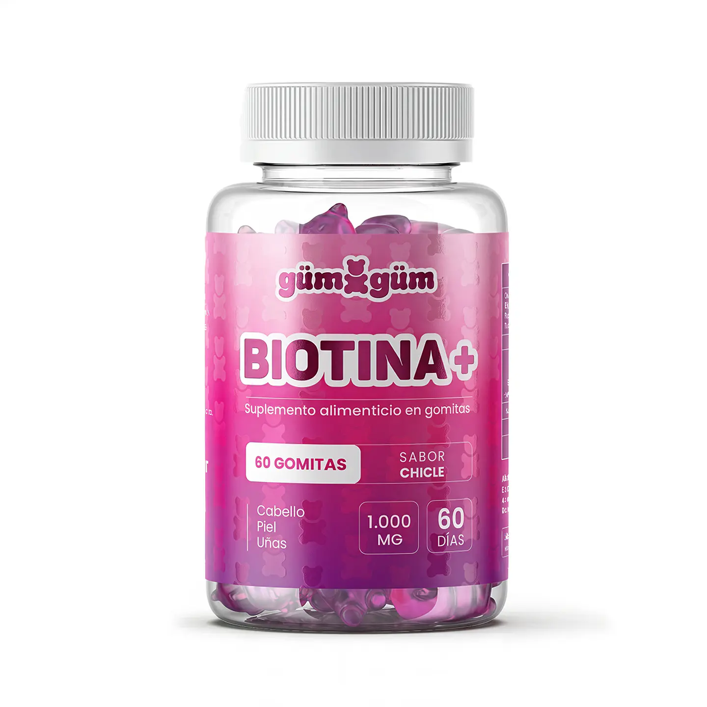 Biotina + en Gomitas 1000mg  1