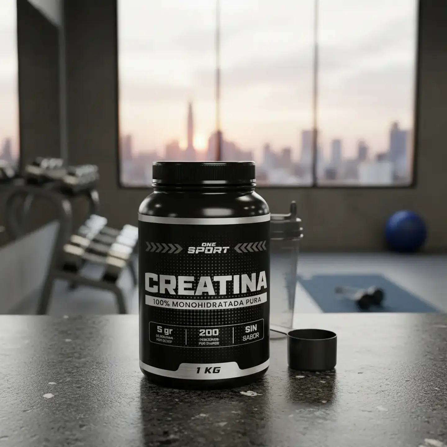 Creatina Monohidratada 1000gr 200 Servicios 3