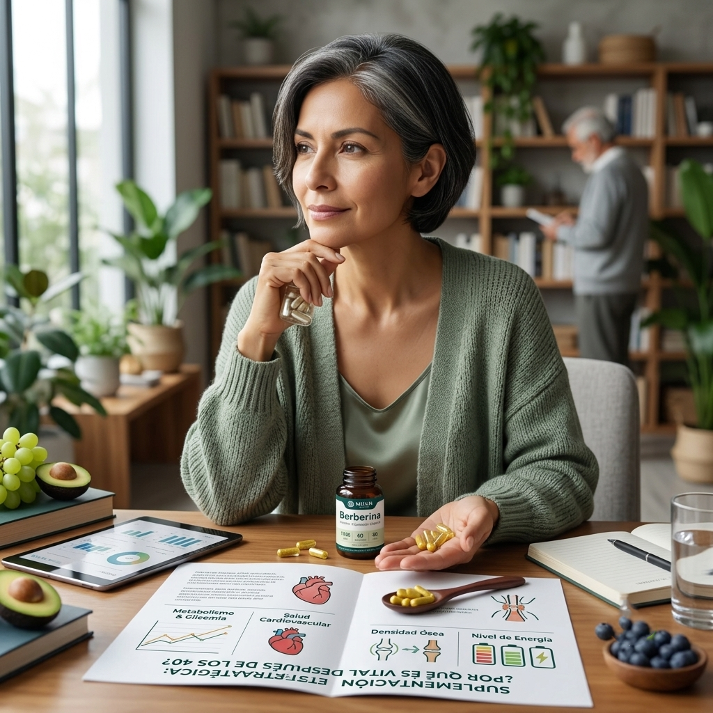 Suplementación Estratégica: ¿Por qué es vital después de los 40?