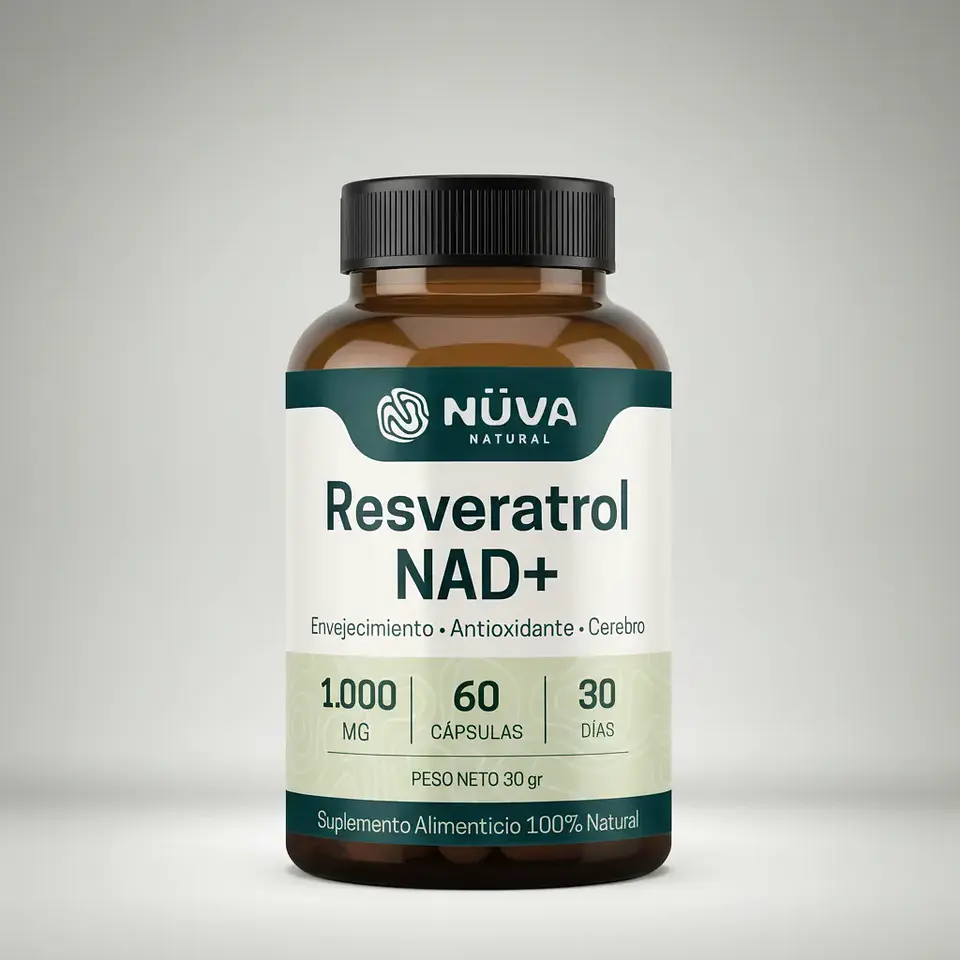 Resveratrol NAD + 1000mg 60 Cap 4