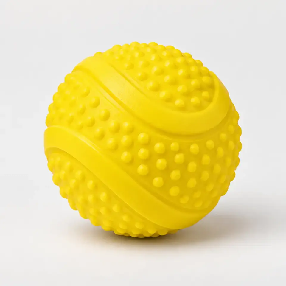 Pelota saltarina — amarillo, tamaño mediano 1