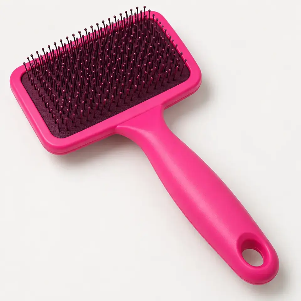 Cepillo de masaje — mango fucsia 1