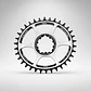 Corona Direct Mount Ovalada 36t  3mm Offset - Miniatura 4