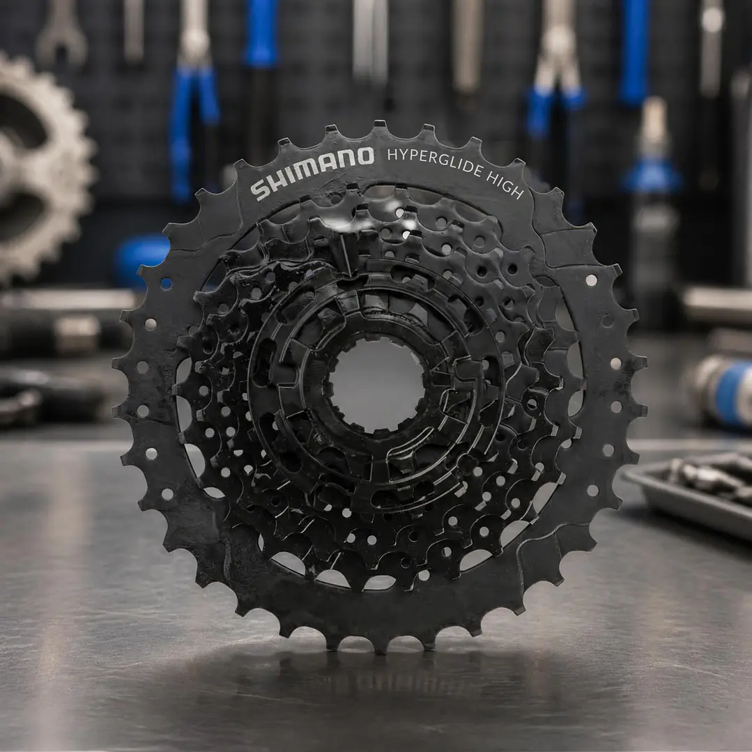 Piñon Shimano 8v cshg-31 11-34t 2
