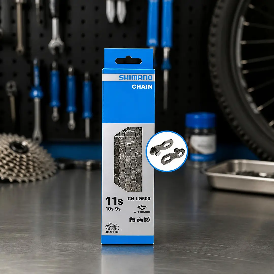 Cadena Shimano CN-LG500 (Linkglide / Cues) 9-11velocidades 138 Link 1