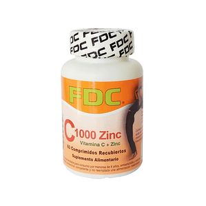 Vitamina C 1000 + Zinc - 60 Comprimidos