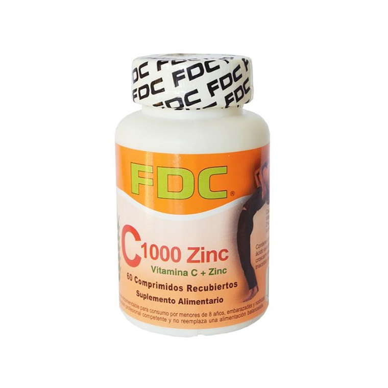Vitamina C 1000 + Zinc - 60 Comprimidos 1