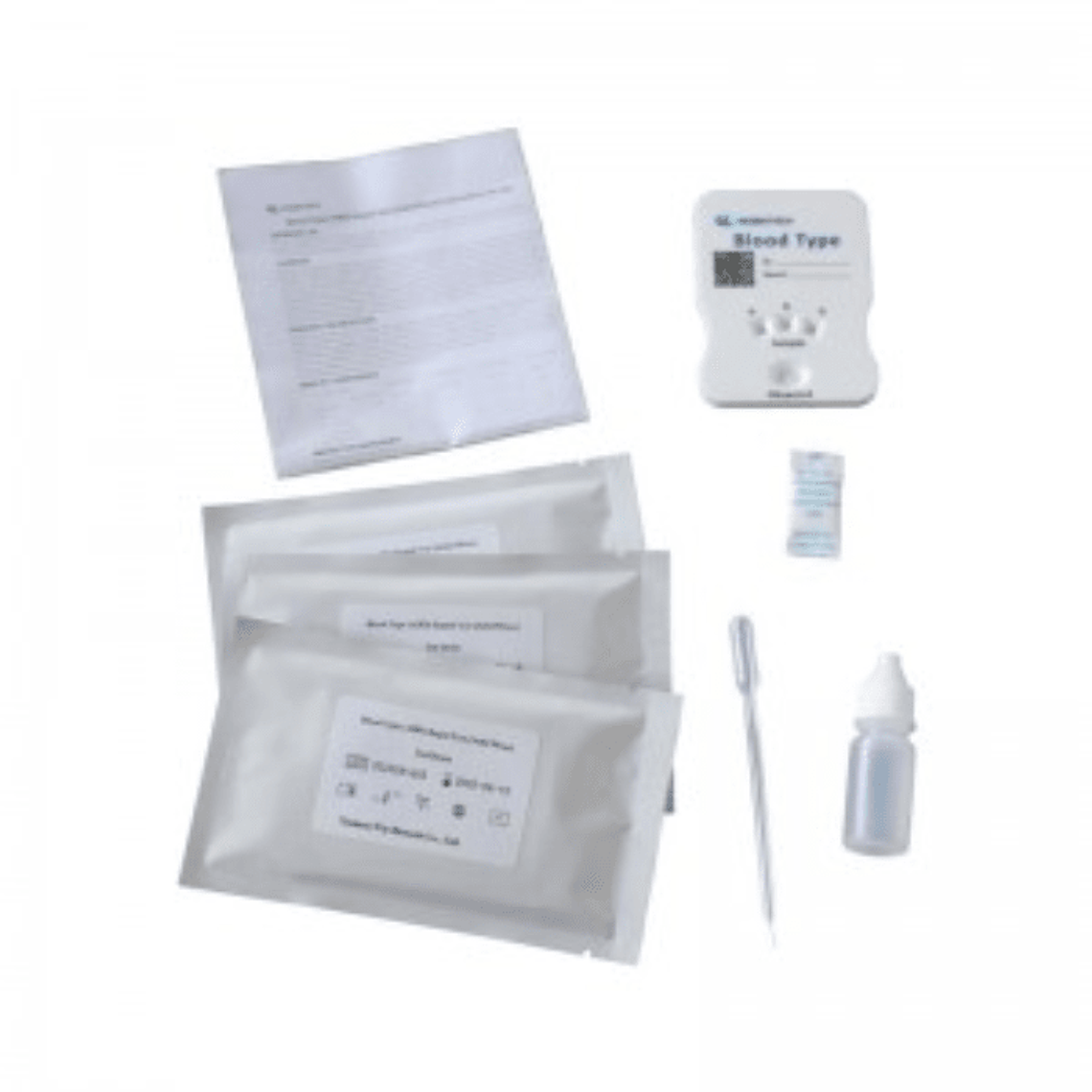 Grupo Sanguíneo ABO + Rh Kit 2