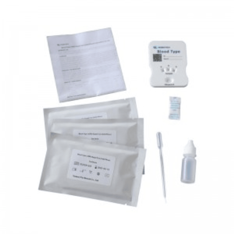 Grupo Sanguíneo ABO + Rh Kit 2