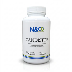 Candistop - Palo de arco (PDA) + alicina + menta 120 CAPSULAS