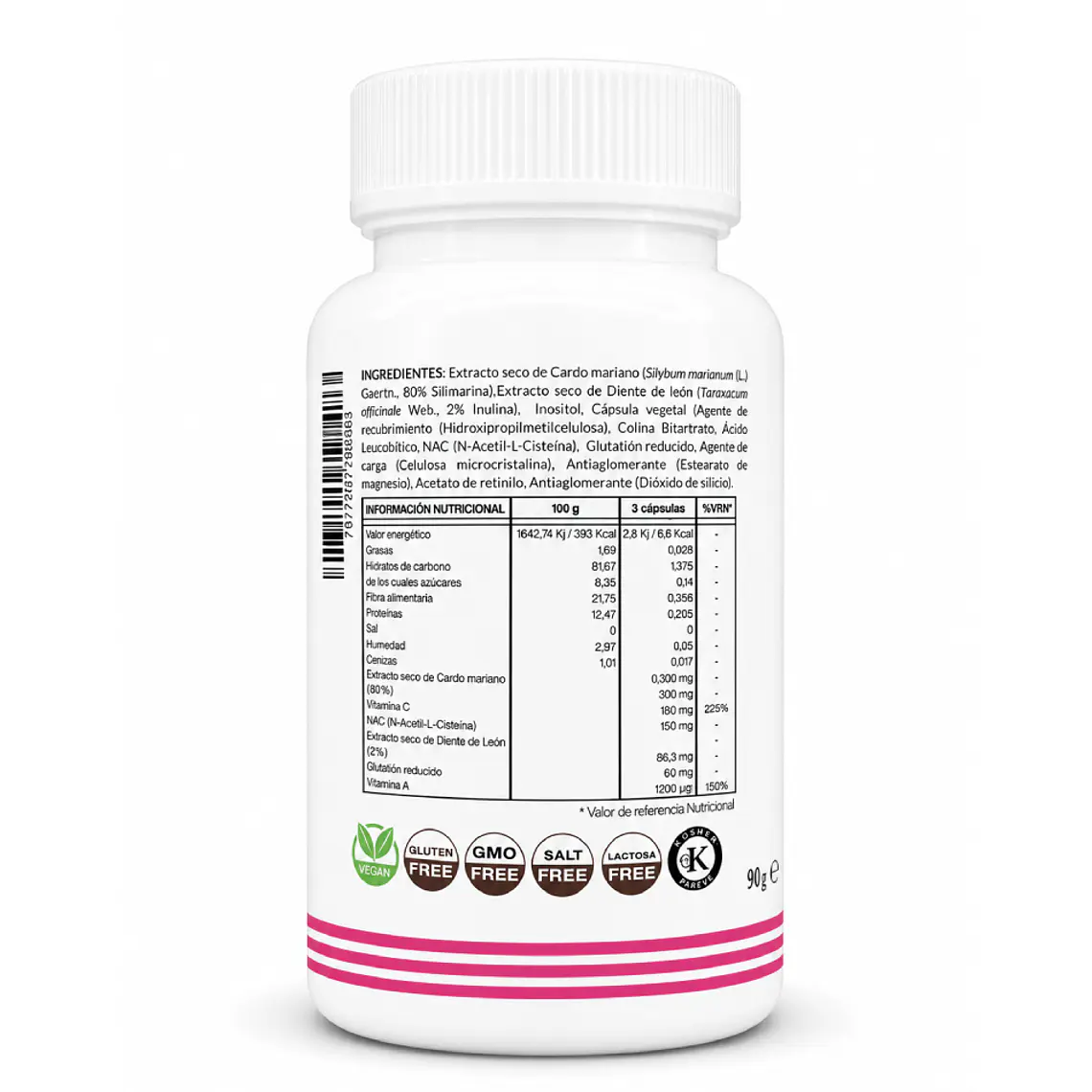 Milk Thistle (Cardo Mariano) + NAC - 90 capsulas 2