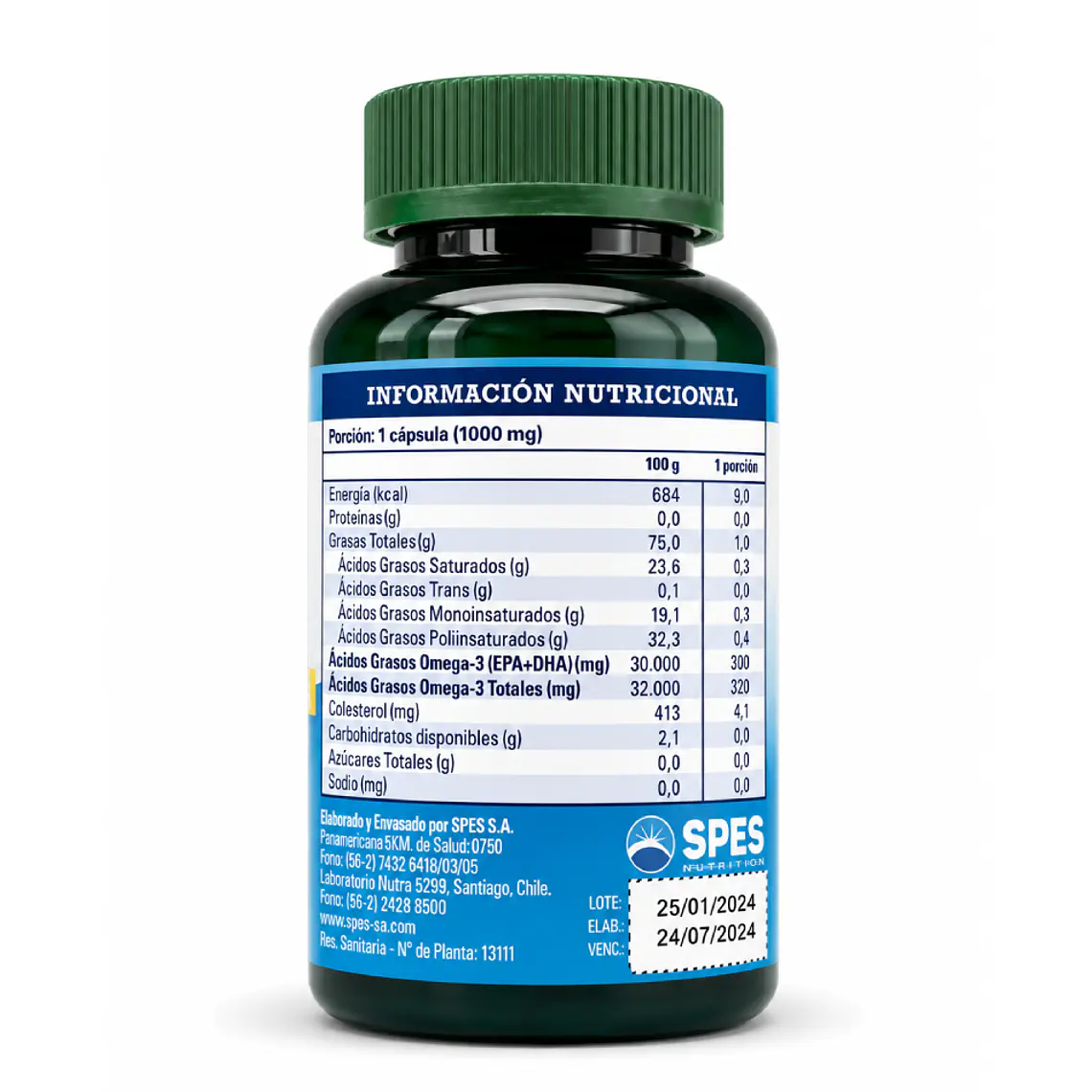 Fish Oil Capsulas (Omega 3) - 90 Capsulas 3
