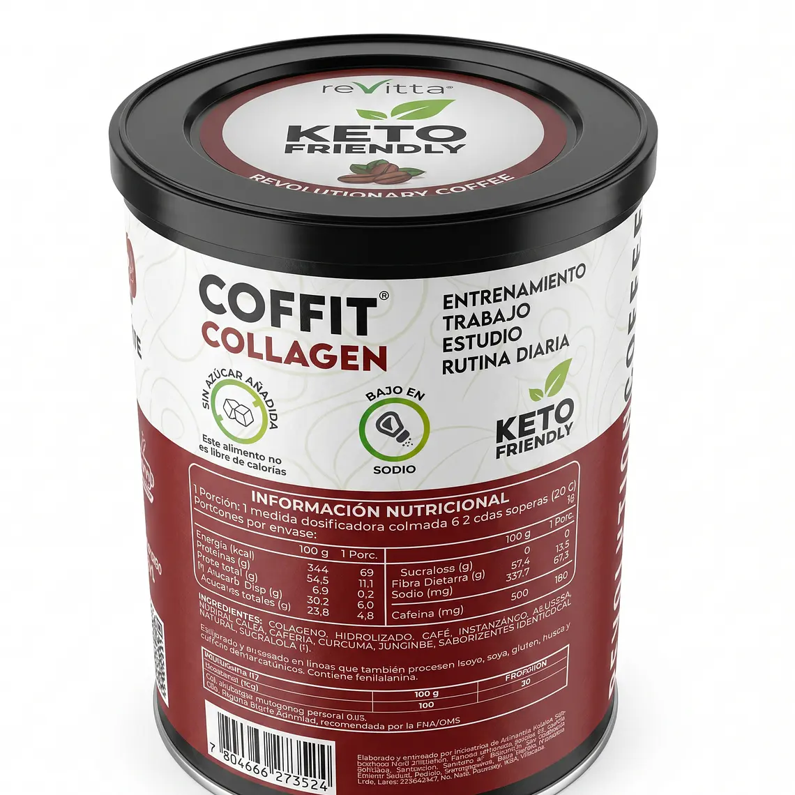 Cafeína Coffit Collagen 300 grs 2
