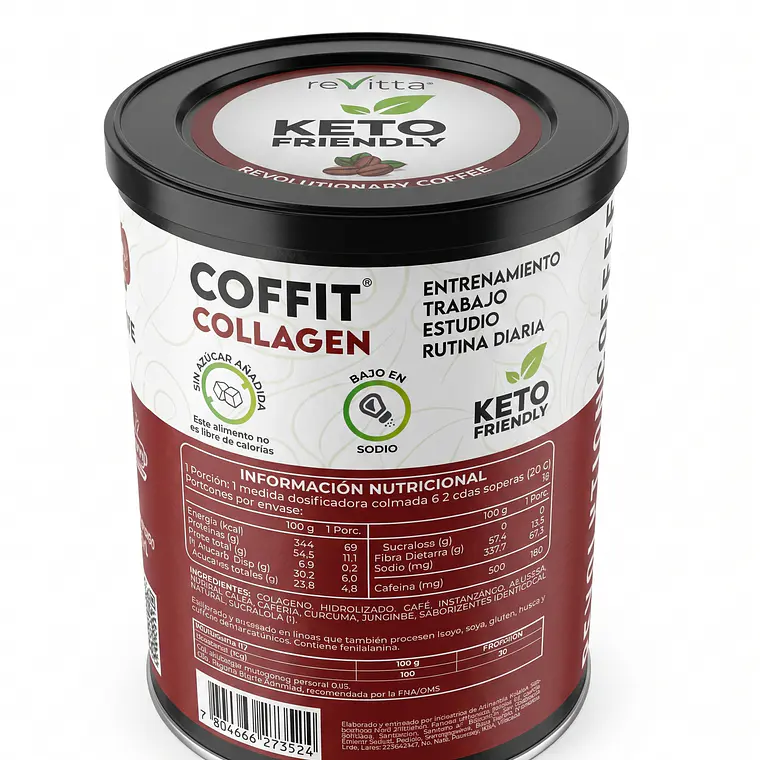 Cafeína Coffit Collagen 300 grs 2