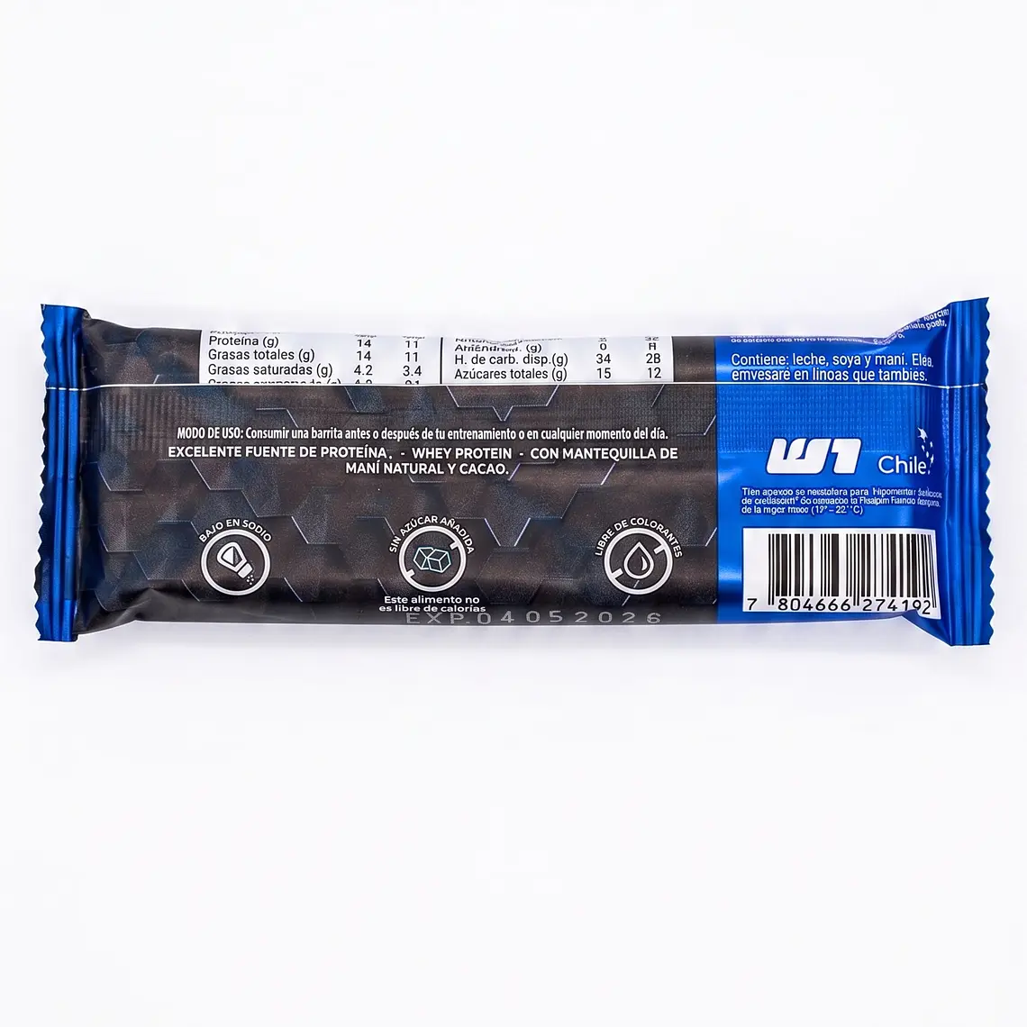 Barra Whey Pro Win Peanut Butter 80 grs 2