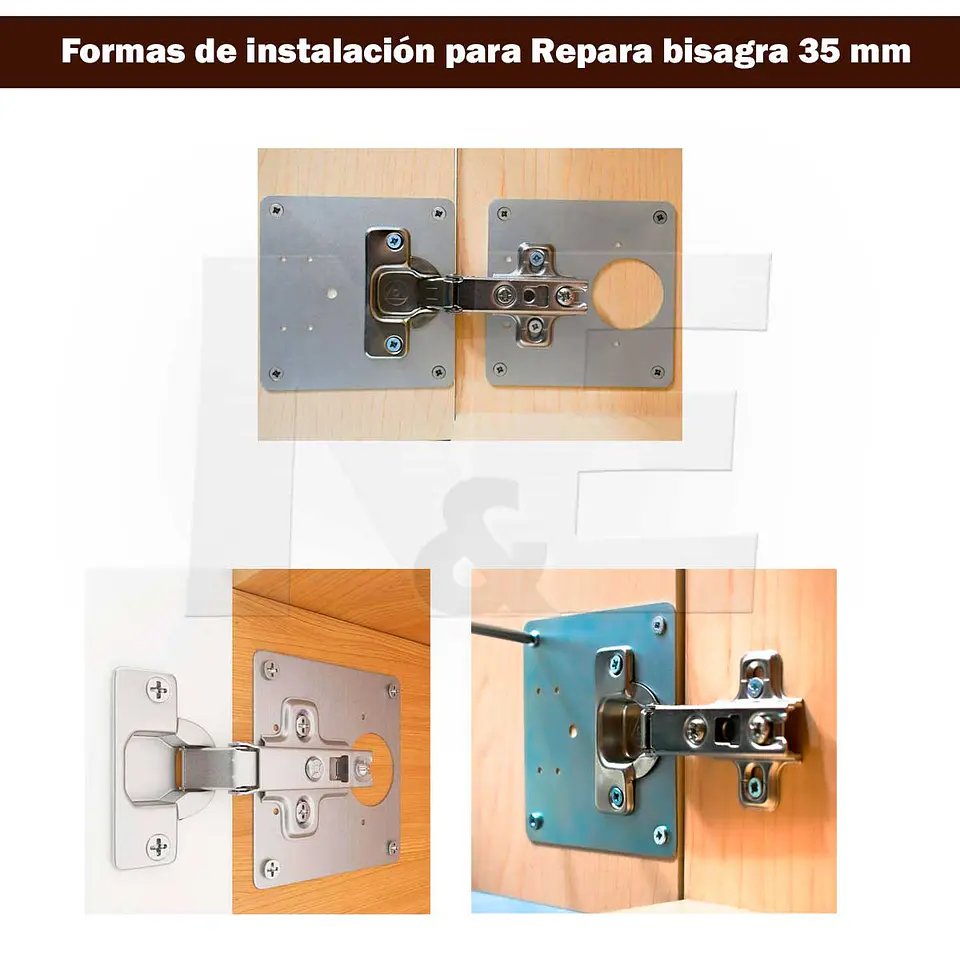 PLACA REPARA BISAGRAS 35MM-METAL 4