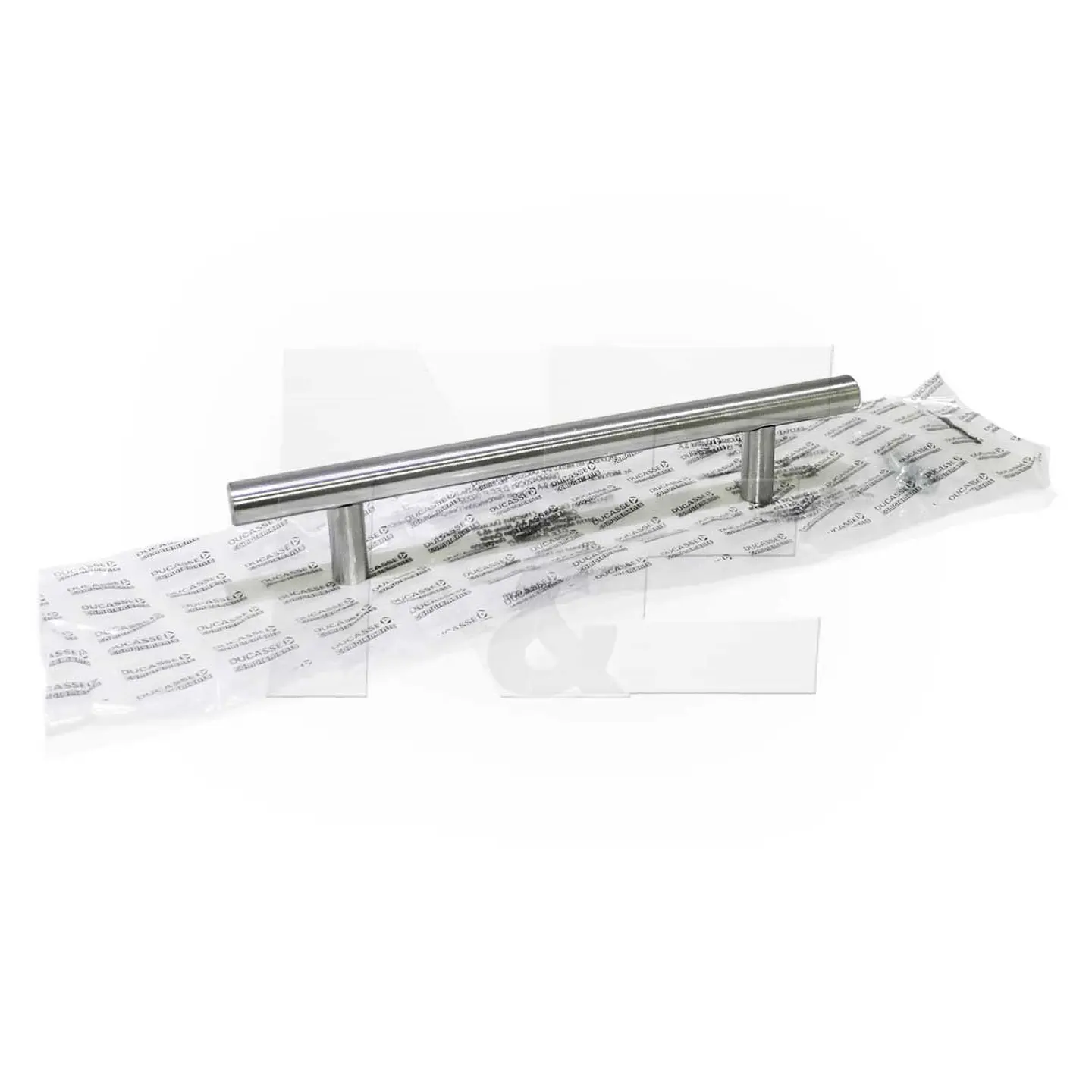TIRADOR CANELO 96MM ACERO INOX. 1