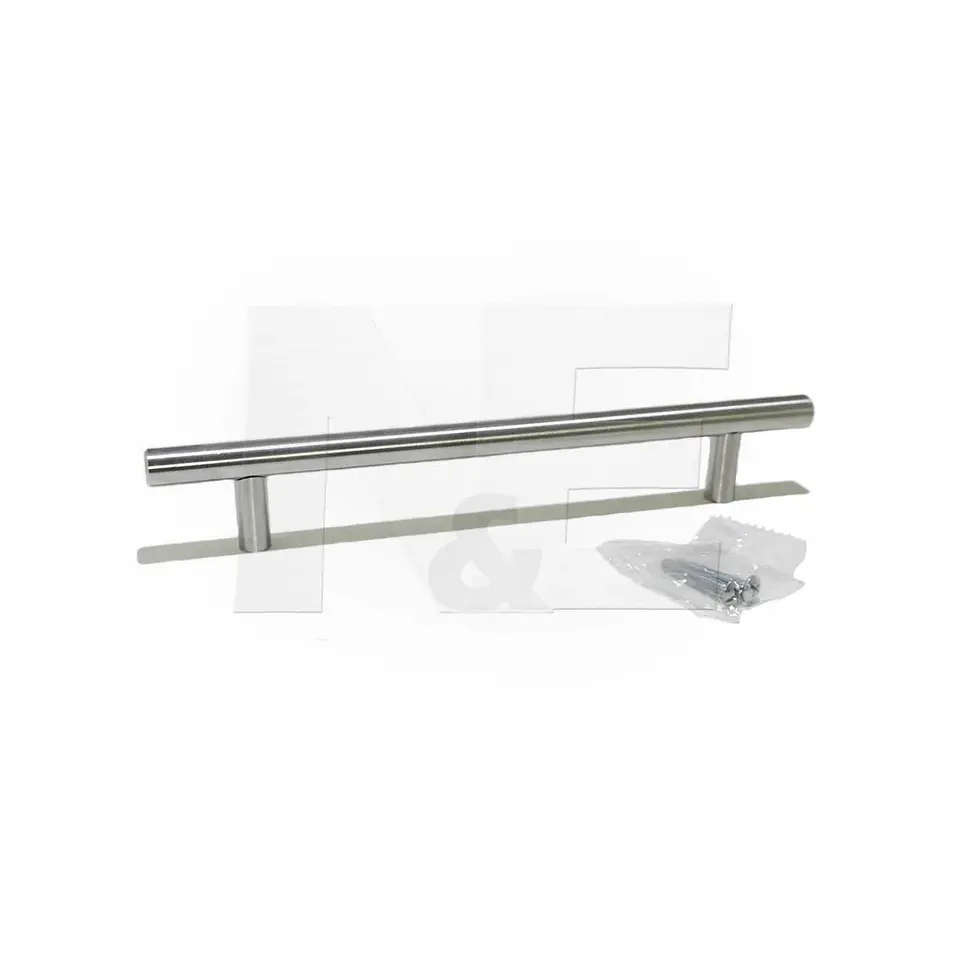 TIRADOR CANELO 96MM ACERO INOX. 3