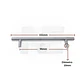 TIRADOR CANELO 96MM ACERO INOX. - Miniatura 2