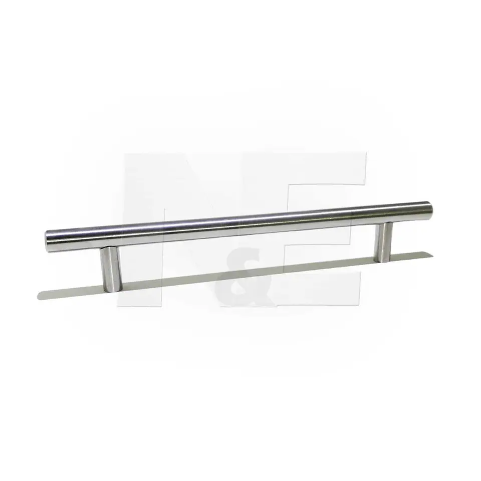 TIRADOR CANELO 128MM ACERO INOX. 2