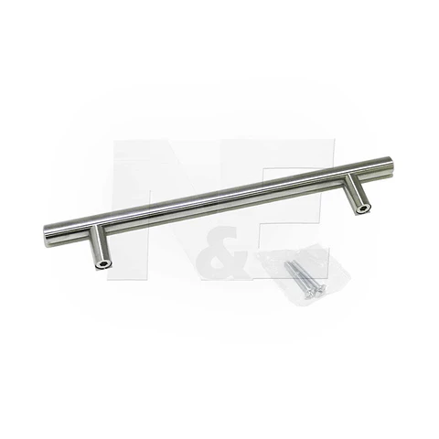 TIRADOR CANELO 128MM ACERO INOX.