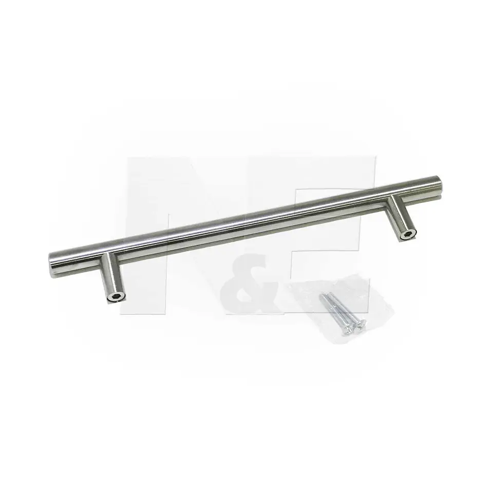 TIRADOR CANELO 128MM ACERO INOX. 1