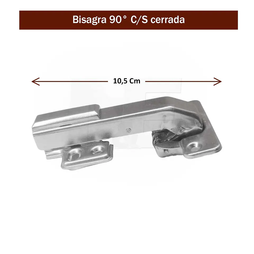 BISAGRA 90° CIERRE SUAVE 3