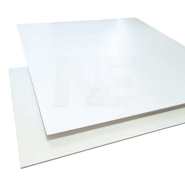 PIEZA DE DUROLAC UNICOLOR BLANCO - 3 MM. 3