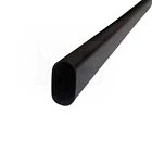 BARRA CLOSET OVALADA NEGRA - 1 MT 1