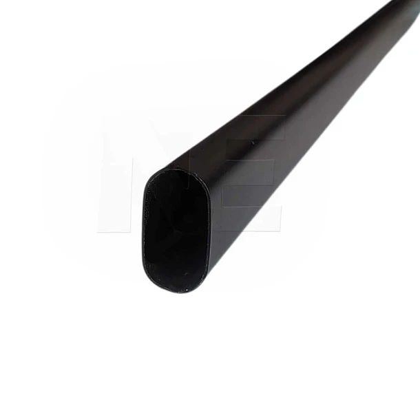 BARRA CLOSET OVALADA NEGRA - 1 MT 1