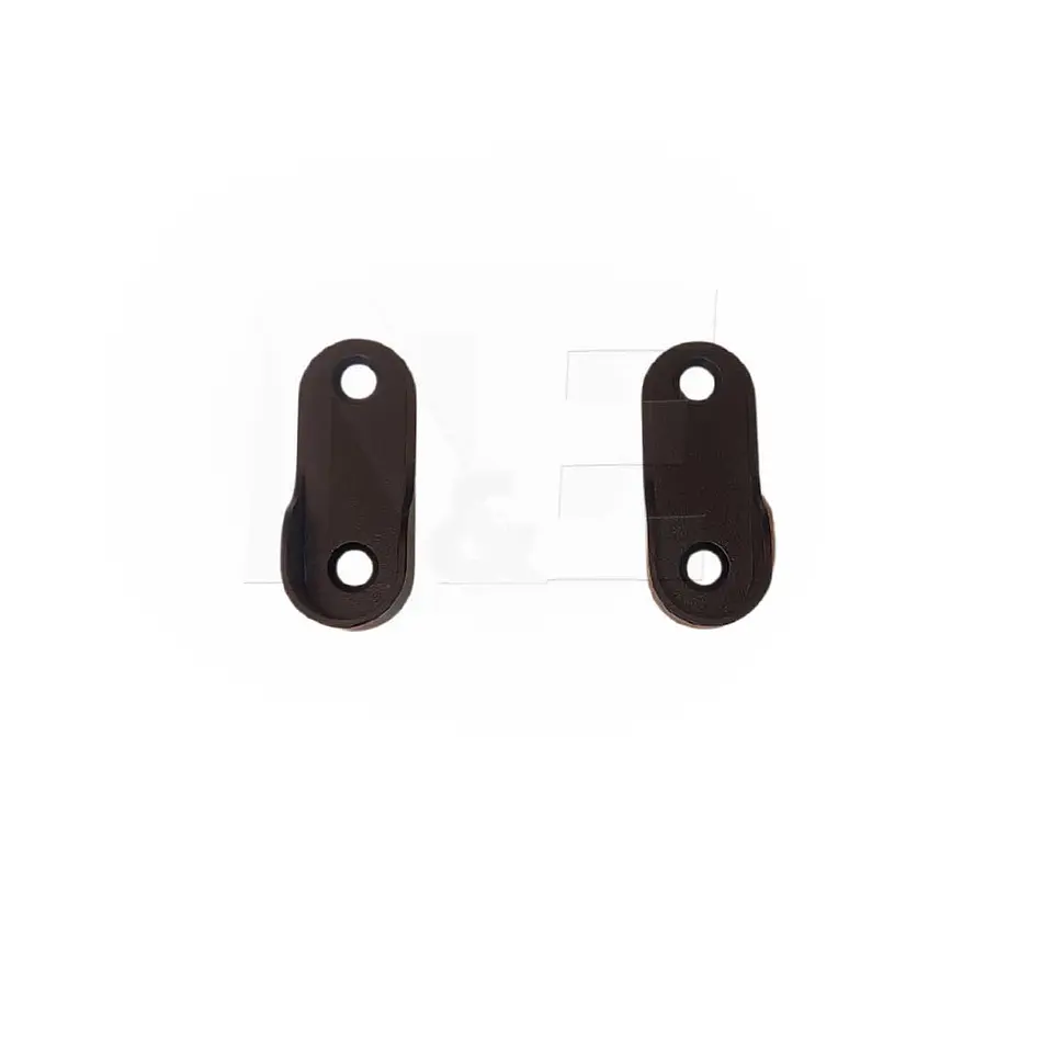 SOPORTE DE BARRA OVALADA - NEGRO. 2