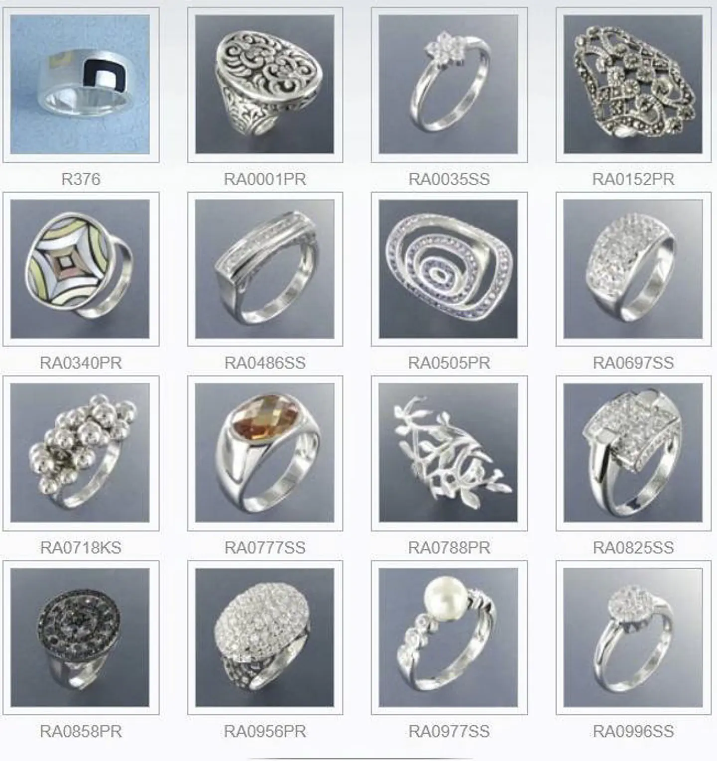 Colección de joyas en plata 3